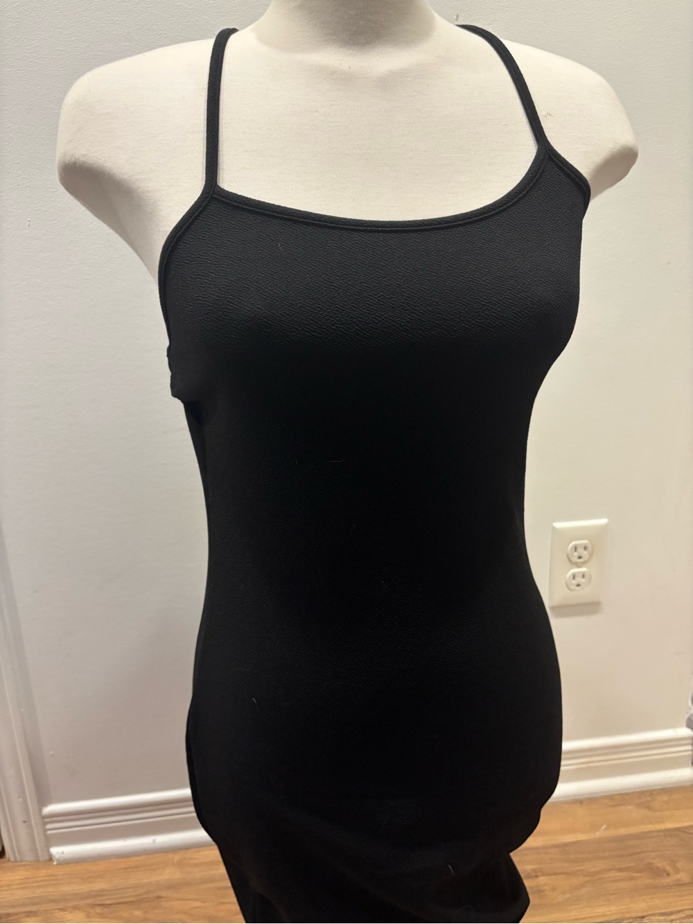 Black Women's Spaghetti Strap Tank Top